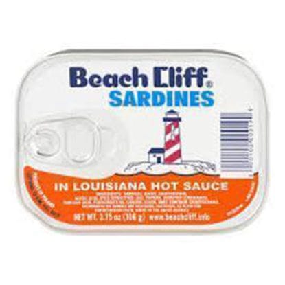 Picture of BEACH CLIFF SARDINES IN LOUISIANA HOT SAUCE CAN 3.75OZ