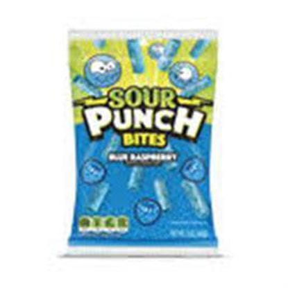 Picture of SOUR PUNCH BITES BLUE RASPBERRY 5OZ
