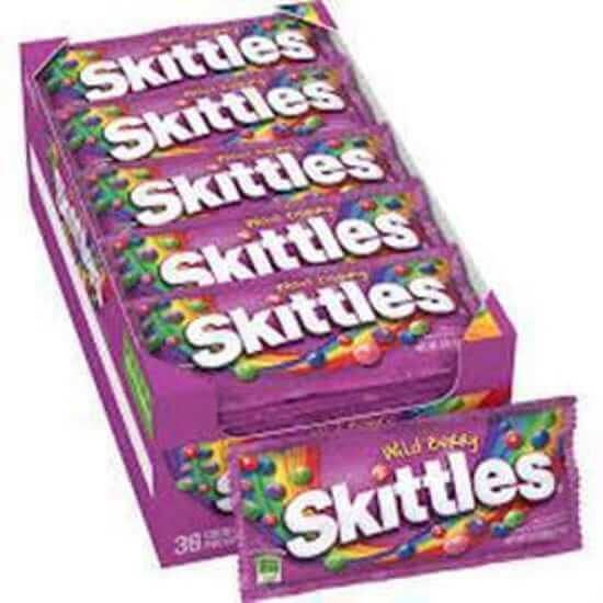 Picture of SKITTLES WILD BERRY 2.17OZ 36CT