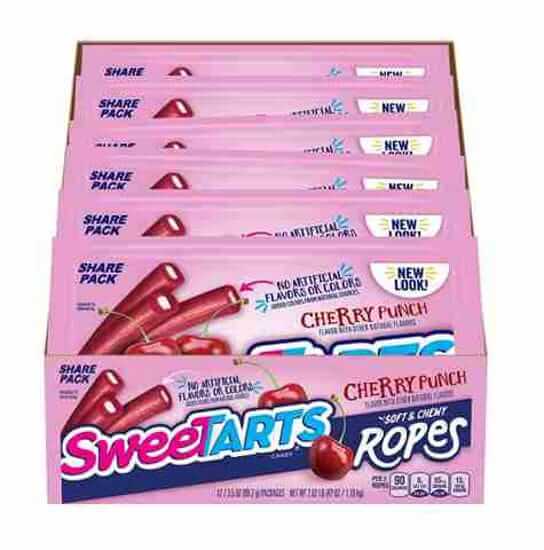 Picture of SWEETARTS ROPES CHERRY PUNCH 3.5OZ 12CT