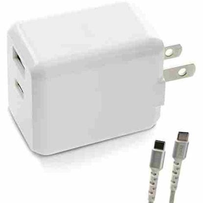 Picture of WARNER QUICK WALL CHARGER 2 IN 1 TYPE-C