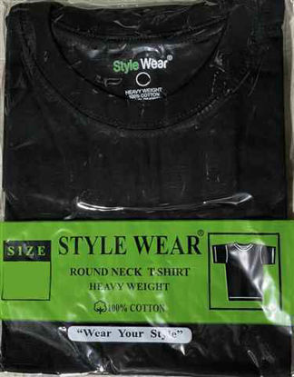 Picture of STYLE WEAR ROUND NECK BLACK 2XL