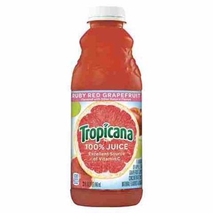 Picture of TROPICANA RUBY RED GRAPEFRUIT 32OZ 12CT