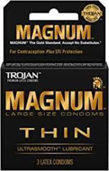 Picture of TROJAN MAGNUM THIN LUBRICATED 3PK 6CT