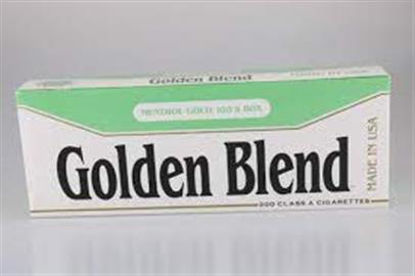 Picture of GOLDEN BLEND MENTHOL GOLD 100s BOX 10CT 20PK