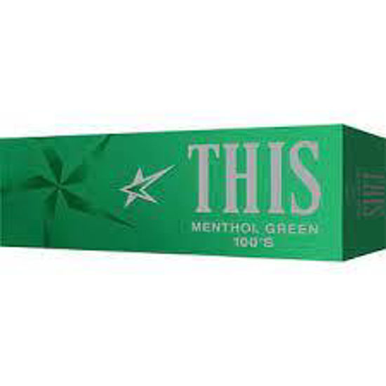 Picture of THIS MENTHOL GREEN 100s BOX 10CT 20PK