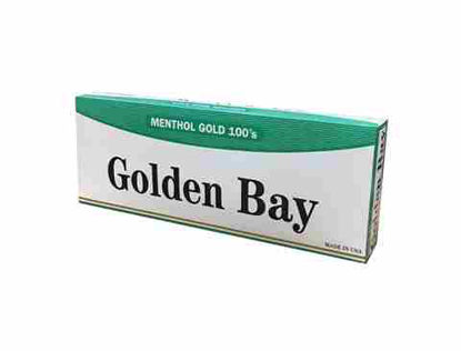 Picture of GOLDEN BAY MENTHOL GOLD 100s BOX 10CT 20PK