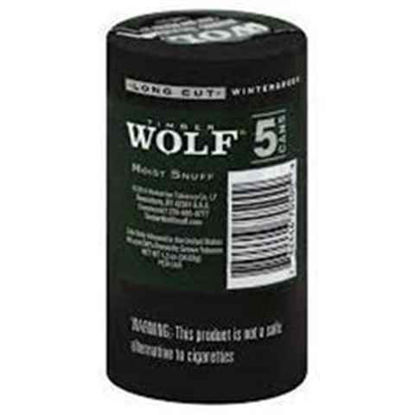 Picture of TIMBER WOLF LONG CUT WINTERGREEN 1.2OZ 5CT