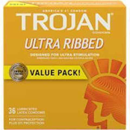 Picture of TROJAN ULTRA RIBBED 3PK 6CT