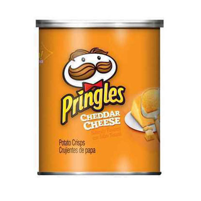 Picture of PRINGLES CHEDDAR CHEESE 1.41OZ 12CT