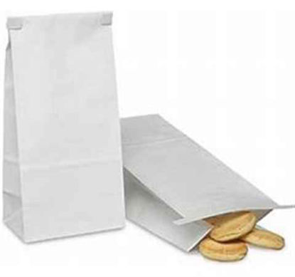 Picture of WHITE PAPER BAGS 4LB 500CT