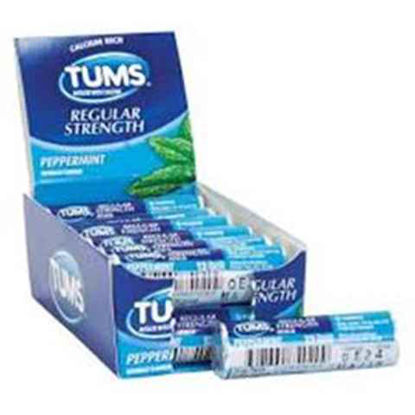 Picture of TUMS REGULAR STRENGTH PEPPERMINT 12CT