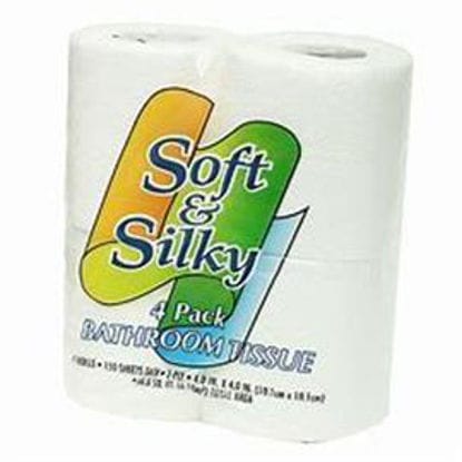 Picture of SOFT N SILKY BATHROOM TISSUE 4CT