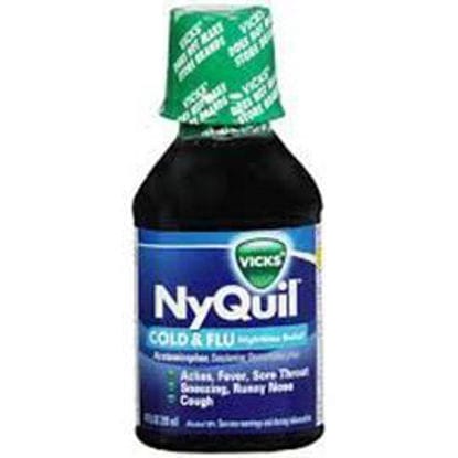 Picture of VICKS NYQUIL COLD N FLU LIQUID 8OZ