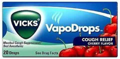 Picture of VICKS COUGH DROPS CHERRY 20CT