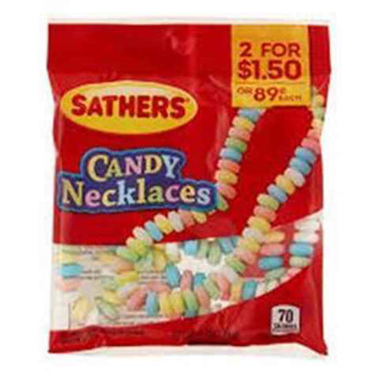 Picture of SATHERS CANDY NECKLACES 2 FOR 1.50 12CT