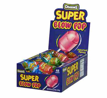 Picture of CHARMS ASST SUPER BLOW POPS 48CT