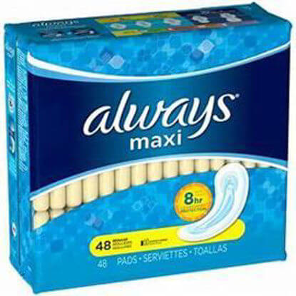 Picture of ALWAYS CLASSIC MAXI PADS WITH WINGS 9CT