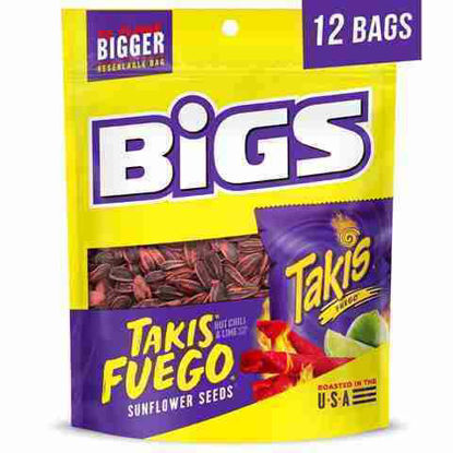 Picture of BIGS SUNFLOWER SEEDS TAKIS FUEGO 5.35OZ