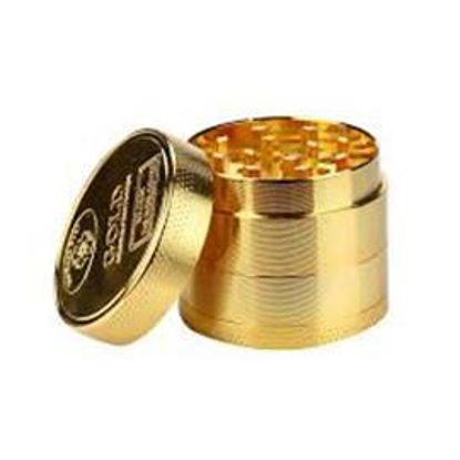 Picture of METAL TOBACCO GRINDER GOLD