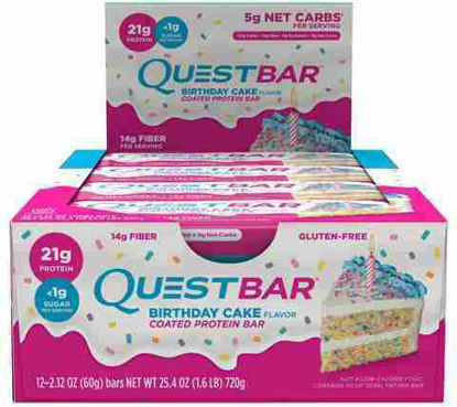 Picture of QUEST PROTEIN BAR BIRTHDAY CAKE 2.12OZ 12CT