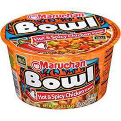 Picture of MARUCHAN BOWL HOT N SPICY CHICKEN 3.32OZ 6CT