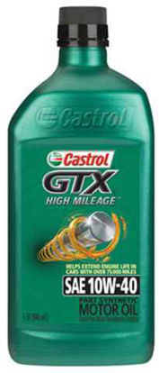 Picture of CASTROL GTX HIGH MILEAGE 10W40 1QT 6CT