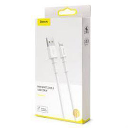 Picture of BASEUS USB CABLE iPHONE MINI WHITE
