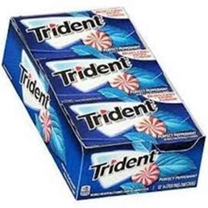 Picture of TRIDENT PEPPERMINT GUM 12CT