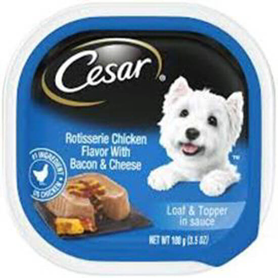 Picture of CESAR CLASSIC WITH CHICKEN BACON N CHEESE CAN 3.5OZ