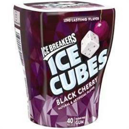 Picture of ICE BREAKERS ICE CUBES BLACK CHERRY 3.24OZ 6CT