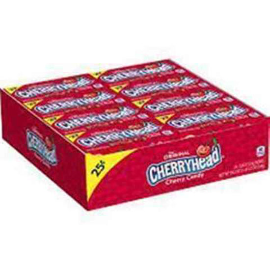 Picture of CHERRY HEAD CHEWY CANDY 0.8OZ 24CT