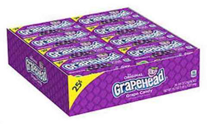 Picture of CHERRY HEAD GRAPE CANDY 0.8OZ 24CT