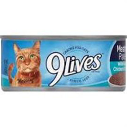 Picture of 9LIVES MEATY PATE  CHICKEN N TUNA 5.5OZ 