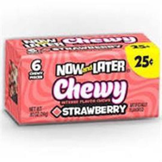 Picture of NOW N LATER CHEWY STRAWBERRY 25C 24CT