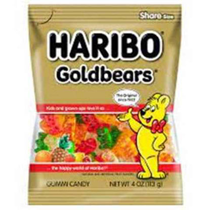 Picture of HARIBO GOLDBEARS GUMMI CANDY 4OZ