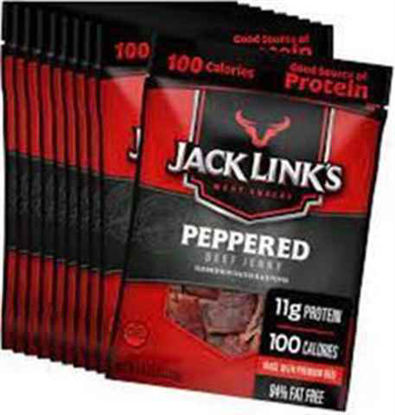 Picture of JACK LINK PEPPERED BEEF JERKY 1.25OZ 10CT