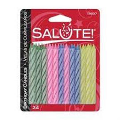 Picture of SALUTE BIRTHDAY CANDLES 24CT