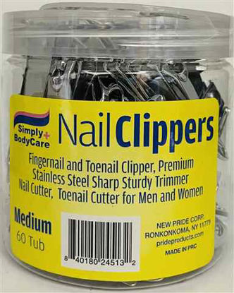 Picture of NAIL CLIPPER MEDIUM 60CT