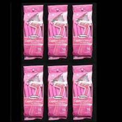 Picture of PERSONNA COMFORT COATED TWIN BLADE RAZORS PINK 10CT
