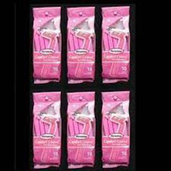 Picture of PERSONNA COMFORT COATED TWIN BLADE RAZORS PINK 10CT