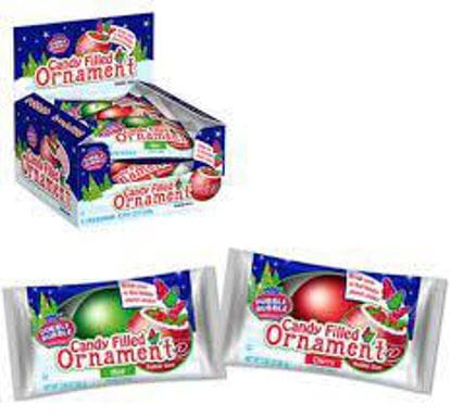 Picture of CANDY FILLED ORNAMENT BUBBLE GUM 1.97OZ 12CT