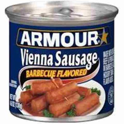 Picture of ARMOUR VIENNA SAUSAGE BARBECUE CAN 4.6OZ