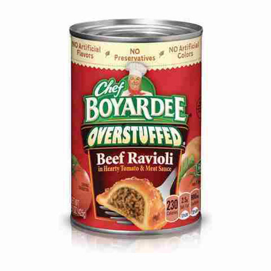 Picture of CHEF BOYARDEE OVER STUFF BEEF RAVIOLI 15OZ