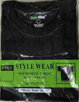 Picture of STYLE WEAR ROUND NECK BLACK MEDIUM 