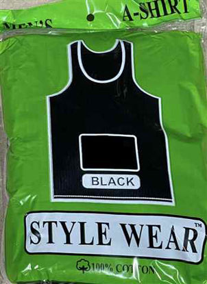 Picture of STYLE WEAR A SHIRT BLACK 4XL