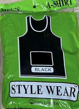 Picture of STYLE WEAR A SHIRT BLACK MEDIUM