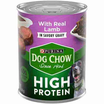 Picture of PURINA DOG CHOW WITH REAL LAMB IN SAVORY GRAVY 13OZ