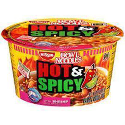 Picture of NISSIN BOWL HOT N SPICY SHRIMP NOODLE 6CT