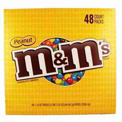 Picture of MnM PEANUT CHOCOLATE 1.74OZ 48CT